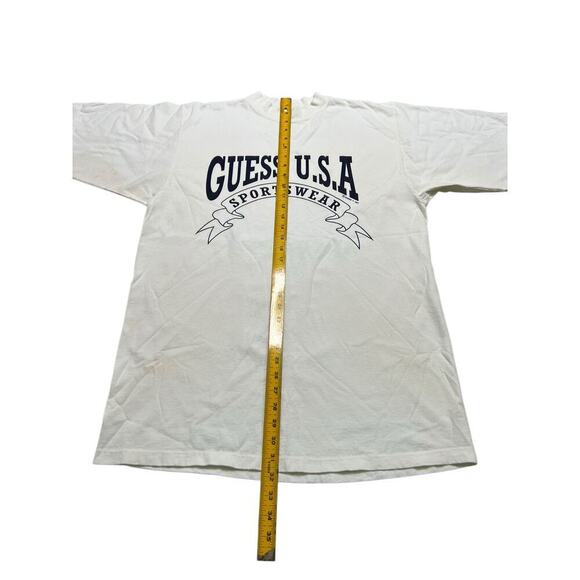 Vintage 1994 GUESS USA Sportswear T-Shirt - Distressed Streetwear - size L - Picture 9 of 9